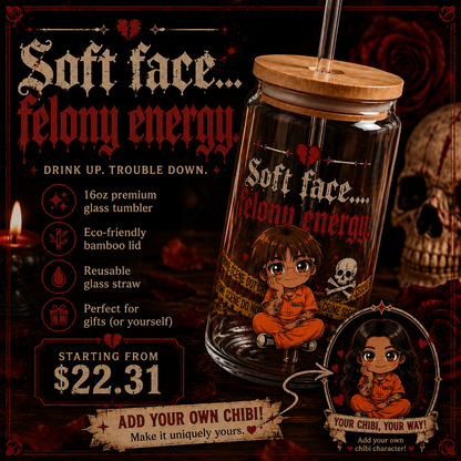 Soft face, 16oz