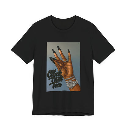 Clock that tea Unisex Jersey Short Sleeve Tee