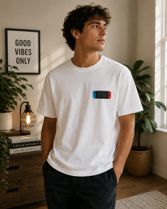Switch On Me T‑Shirt – Retro Handheld Console Graphic Tee (Got That Switch On Me)
