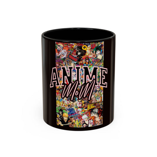 Anime Mom Collage Mug | Accent Coffee Mug 11oz 15oz