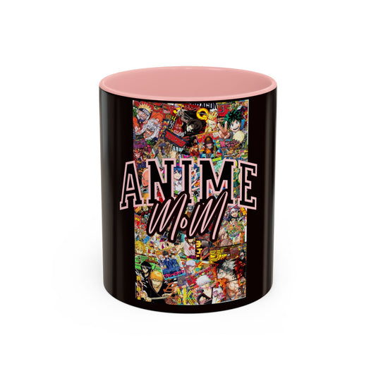 Anime Mom Collage Mug | Accent Coffee Mug 11oz 15oz
