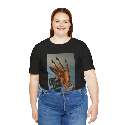 Clock that tea Unisex Jersey Short Sleeve Tee