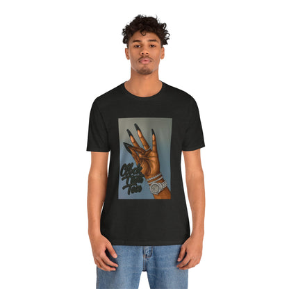 Clock that tea Unisex Jersey Short Sleeve Tee